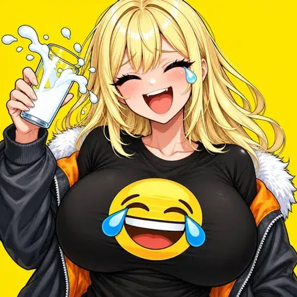 Large Milkers All Over anime character